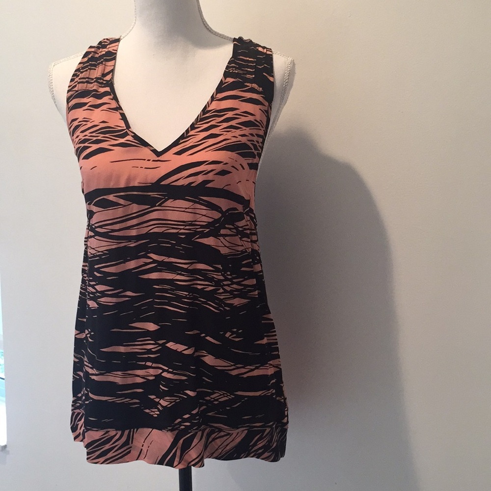 Silence & Noise racerback silk tank medium